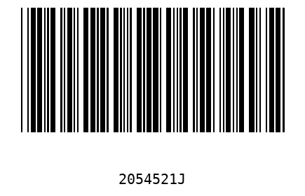 Bar code, type 39 2054521