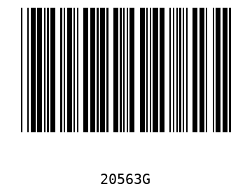 Bar code, type 39 20563