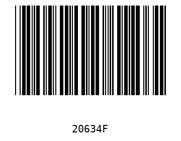 Bar code, type 39 20634
