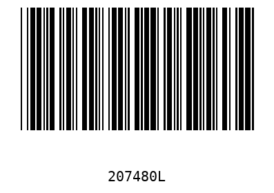 Bar code, type 39 207480