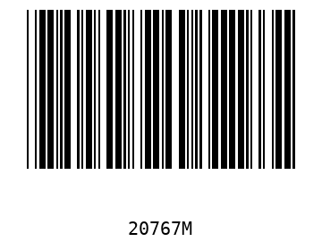 Bar code, type 39 20767