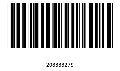 Bar code, type 39 20833327