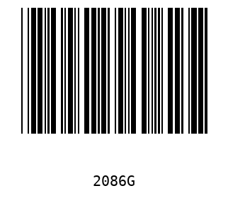 Bar code, type 39 2086