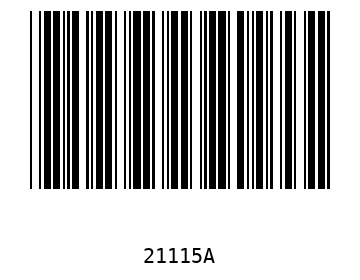 Bar code, type 39 21115
