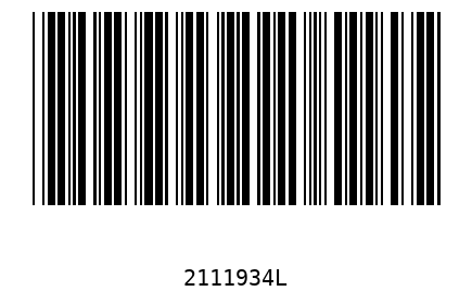 Bar code, type 39 2111934
