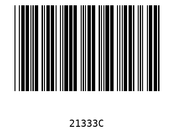Bar code, type 39 21333