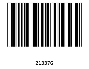 Bar code, type 39 21337