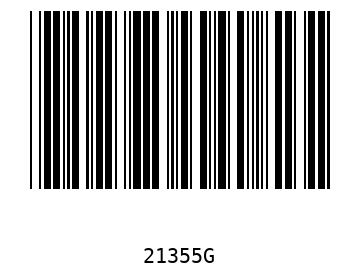 Bar code, type 39 21355