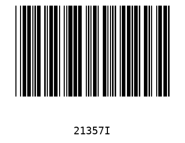 Bar code, type 39 21357