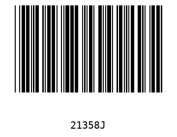 Bar code, type 39 21358