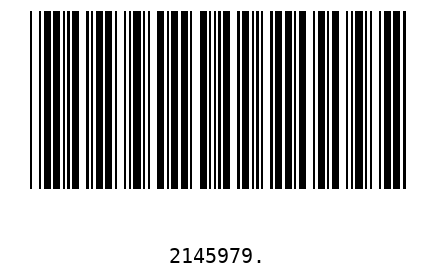 Bar code, type 39 2145979