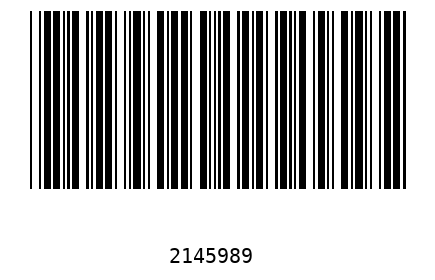 Bar code, type 39 2145989