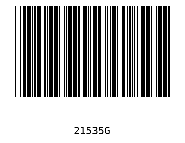 Bar code, type 39 21535