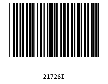 Bar code, type 39 21726