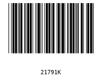 Bar code, type 39 21791
