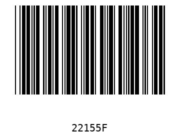 Bar code, type 39 22155