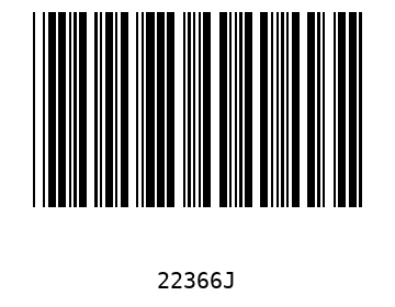 Bar code, type 39 22366