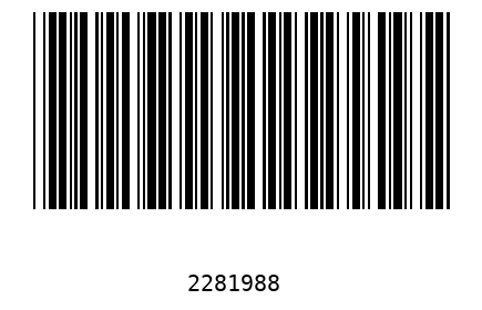 Bar code, type 39 2281988
