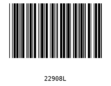 Bar code, type 39 22908