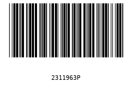 Bar code, type 39 2311963
