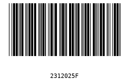 Bar code, type 39 2312025
