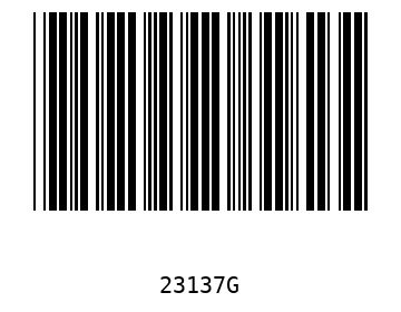 Bar code, type 39 23137