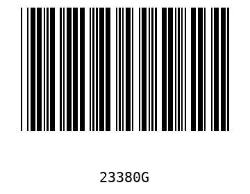 Bar code, type 39 23380