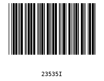 Bar code, type 39 23535