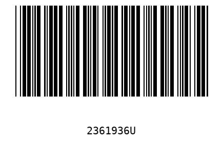 Bar code, type 39 2361936