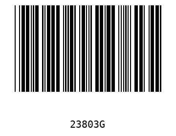 Bar code, type 39 23803