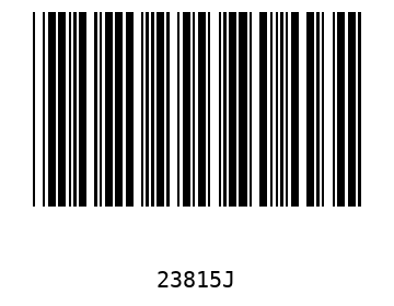 Bar code, type 39 23815