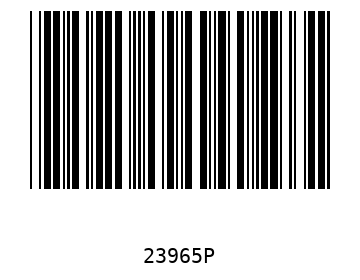 Bar code, type 39 23965