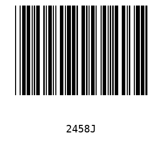 Bar code, type 39 2458