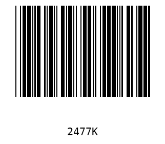 Bar code, type 39 2477