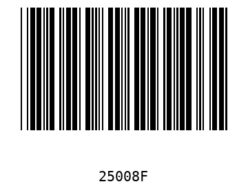 Bar code, type 39 25008