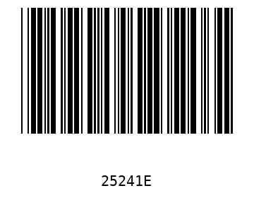 Bar code, type 39 25241