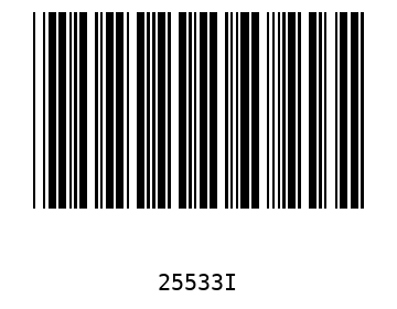 Bar code, type 39 25533