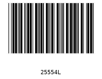 Bar code, type 39 25554