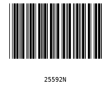 Bar code, type 39 25592