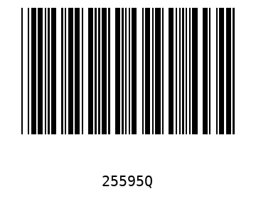 Bar code, type 39 25595