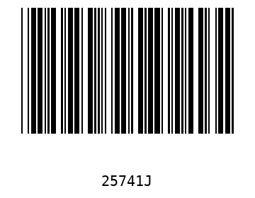 Bar code, type 39 25741