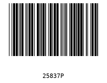 Bar code, type 39 25837