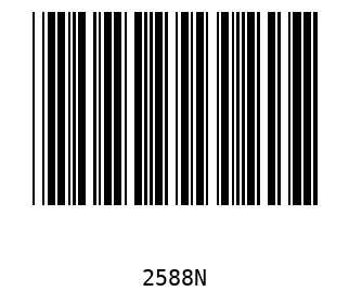 Bar code, type 39 2588