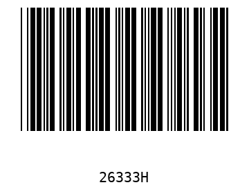 Bar code, type 39 26333