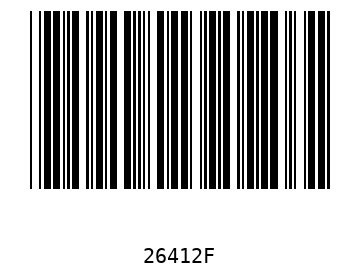 Bar code, type 39 26412