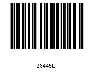 Bar code, type 39 26445