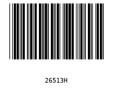 Bar code, type 39 26513