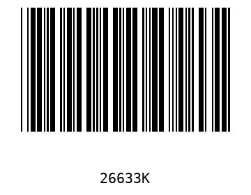 Bar code, type 39 26633