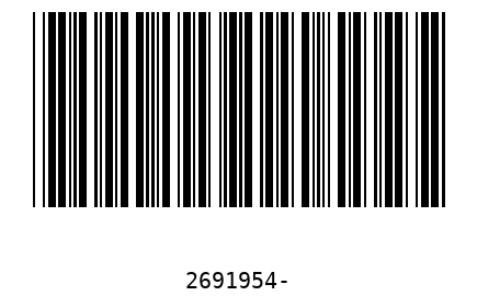 Bar code, type 39 2691954