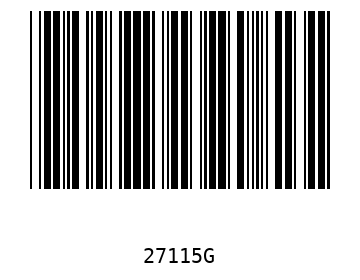Bar code, type 39 27115